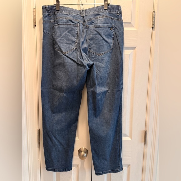 Democracy Indigo Denim Jeans 18W Straight Leg - Picture 4 of 4